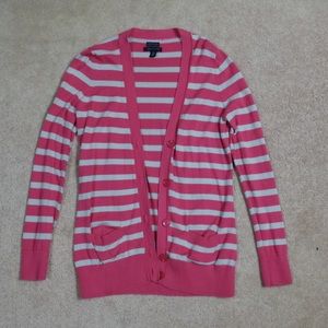 Pink Stripped Tommy Hilfiger Cardigan